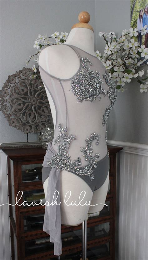 Gorgeous Light Gray Lyrical Contemporary Dance Costumes Etsy