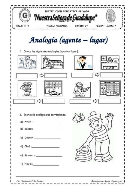 Analogia Agente Lugar Pdf