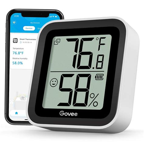 Govee Termómetro Bluetooth higrómetro digital de temperatura y humedad