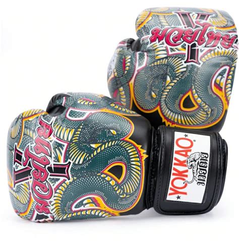 新貨 Yokkao Snake Boxing Gloves 8oz 10oz 全新 Snake 泰拳真皮拳套 泰國製造 運動產品