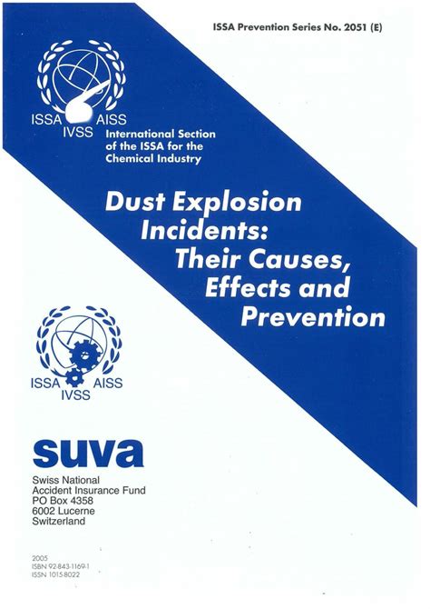 Dust Explosion Incidents: Their Causes, Effects and Prevention - DocsLib