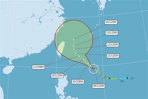 「梅花」颱風估明天增強為中颱 最快週日發布海警 新頭條