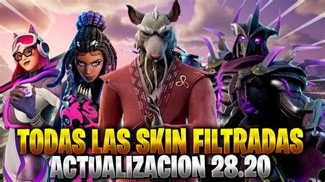 Todas Las Nuevas Skin Y Gestos Filtrados En La Actualizacion De