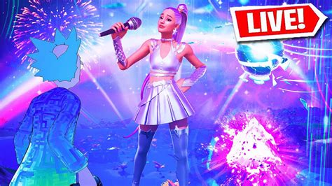 Fortnite Ariana Grande Live Event Rift Tour Concert Youtube