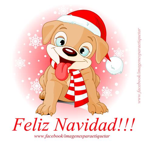 Perrito NavideÑo Imagenes Para Etiquetar