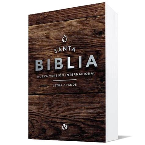 Biblia Nvi Econ Mica Letra Grande Tapa Carton Marr N Librer A Kyrios