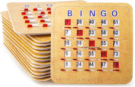 GSE Lot de 25 cartes de bingo cousues à 5 plis cartes de bingo avec