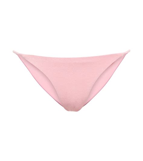 Jade Swim Bare Minimum Bikini Bottoms In Pinky Swer Terry ModeSens