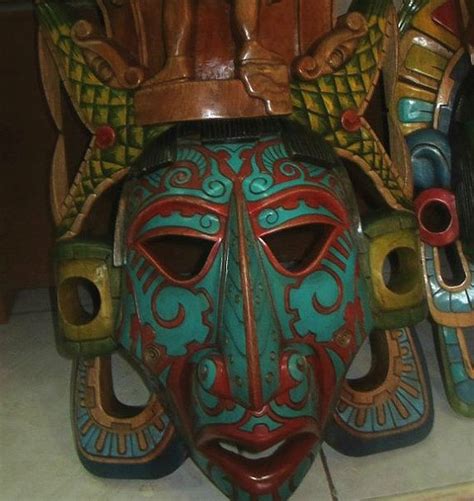 Made To Order Mayan Mask Turquoise Ruby Colored By Fantasticaztec 549 00 Mayan Mask Mayan