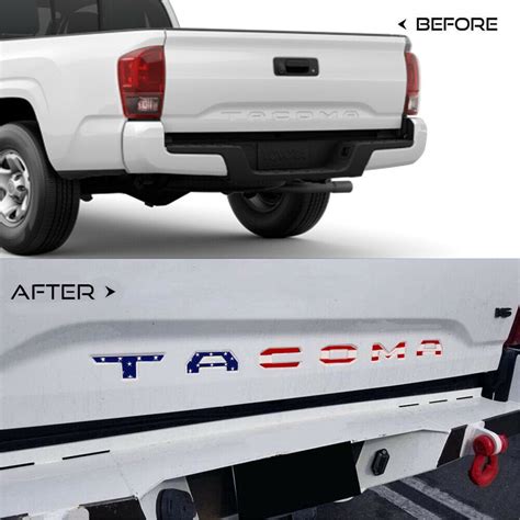 Tailgate Insert Decal Letters For Toyota Tacoma 2016 2020 Etsy