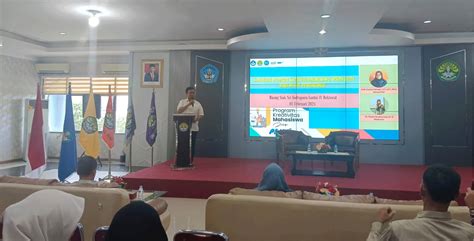 Sosialisasi Program Kreativitas Mahasiswa Pkm Bagi Dosen Pembimbing