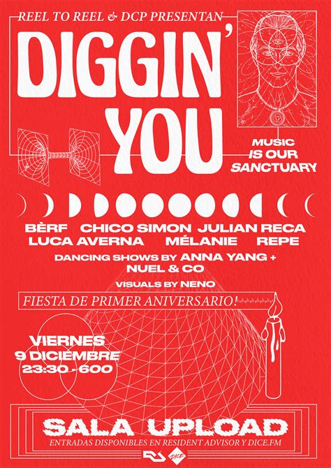 DIGGIN' YOU 1º Aniversario at Sala Upload Barcelona, Barcelona