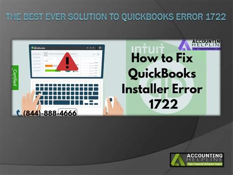 PPT Heres How To Get Rid Of QuickBooks Desktop Error 1722 PowerPoint