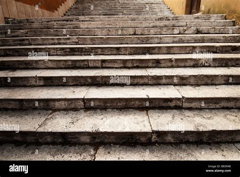 stone steps  rome stock photo alamy