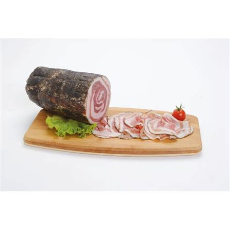 Pancetta Rolled With Black Pepper 27kg Ca Italy Food Shop