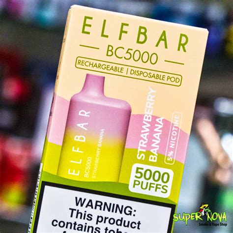 Elf Bars 5000 Puff Disposable Vape Supernova Smoke Shop