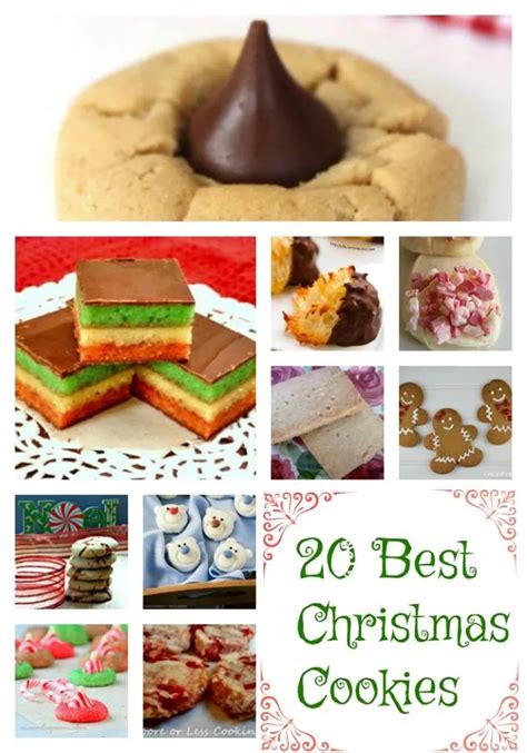 20 Best Christmas Cookies - Moore or Less Cooking