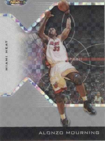 2004 05 Topps Finest X Fractor 85 Alonzo Mourning 199 For Sale