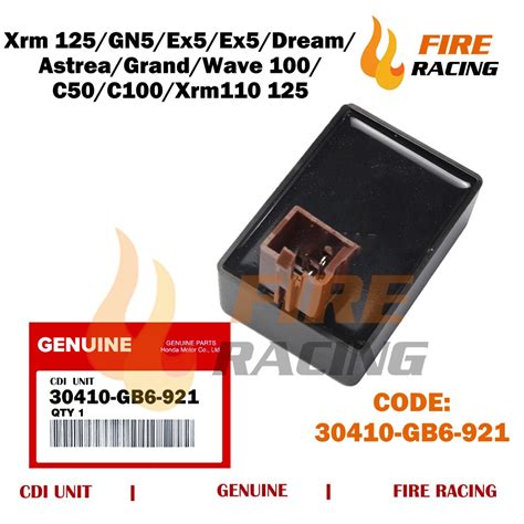 IC Cdi Unit Honda Shindengen For Xrm 125 GN5 Ex5 Ex5 Dream Astrea