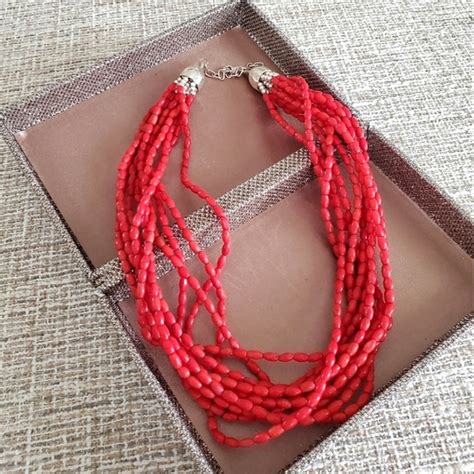 Jay King Jewelry Jay King Red Coral Multi Strand Necklace Poshmark