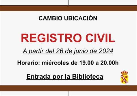 Nueva Ubicaci N Registro Civil Cobisa