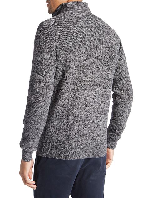 Marks And Spencer M 5 Men S Charcoal Mix Pure Cotton Textured