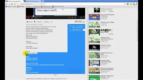 Cheat Pokémon Ruby Vba Gameshark Youtube