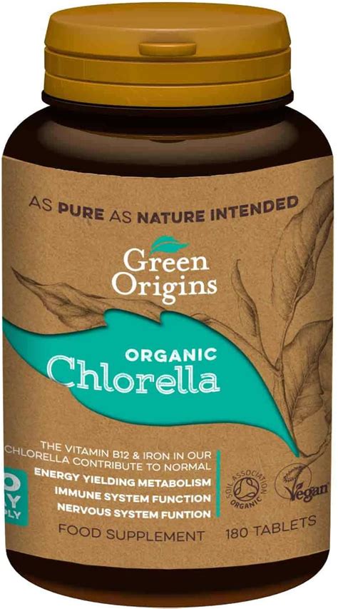 Green Origins Organic Chlorella 500mg 180 Tablets Egypt Vitamins