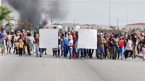 Video Trucks Buses Set Alight During Protests