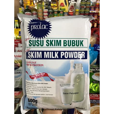 Jual 600gr Susu Skim Bubuk Prolac Low Fat Tinggi Kalsium Dan Protein