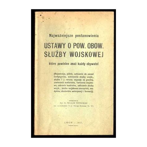 Antykwariat online Najważniejsze postanowienia Ustawy o Pow Obow