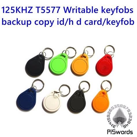 125Khz Rewritable Writable Rewrite T5577 RFID Changeable Key Tags