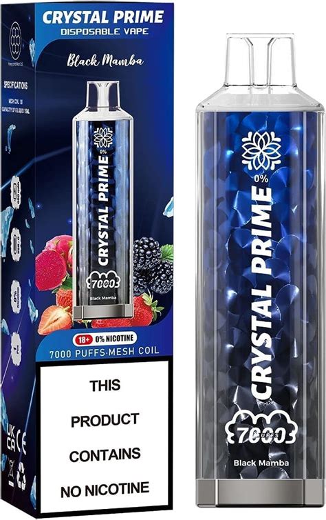 Crystal Prime 7000 Puffs Rechargable Disposable Vape Pen Starter Kit