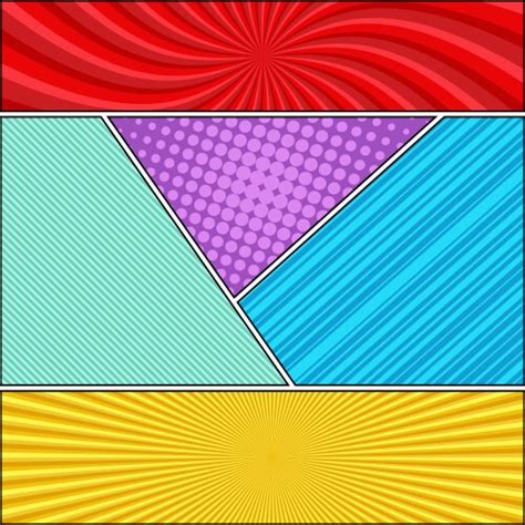 comic strip border vector images