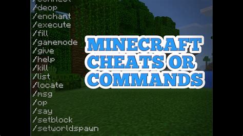 How To Enable Cheats On Minecraft Bedrock