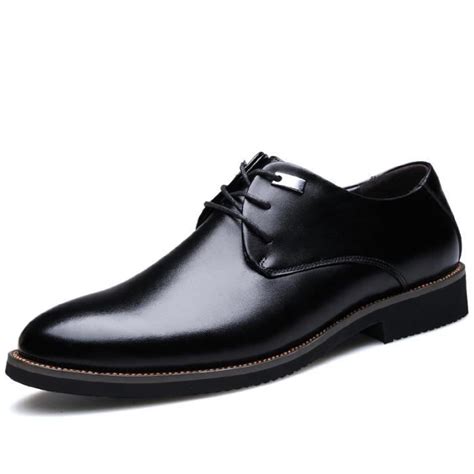 Iztpserg Derby Chaussures De Ville Homme Cuir V Noir Achat Vente Derby Cdiscount