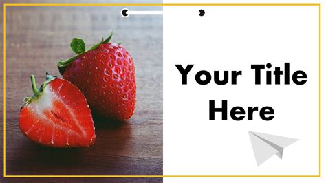 Strawberry Powerpoint Template and Google Slides Themes : MyFreeSlides