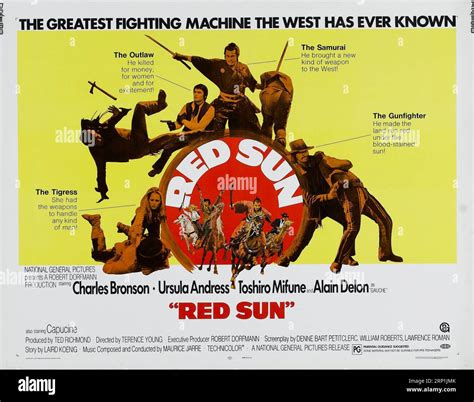 RED SUN (1971) -Original title: SOLEIL ROUGE-, directed by TERENCE ...