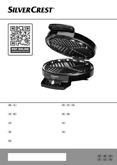 Handleiding SilverCrest IAN 375578 Wafelijzer