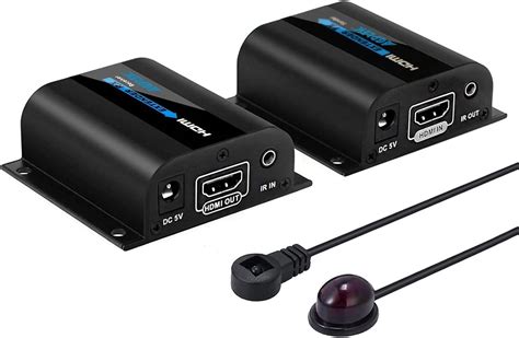 AGPtek LKV372A 60m 190ft 1080P HD HDMI Extender De Internet Sobre Un