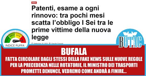 La Patente Da Rifare E Il Clickbait Da Sanzionare Butac Bufale Un