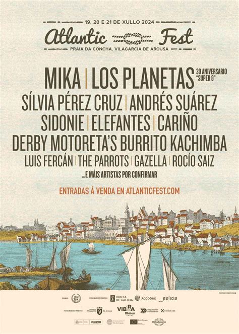 Festival Atlantic Fest Cartel Entradas Y Bandas