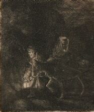 The Flight into Egypt by Rembrandt van Rijn on artnet