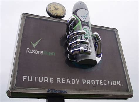 A Sign That Says Future Ready Protection With A Shoe On It And A Clock