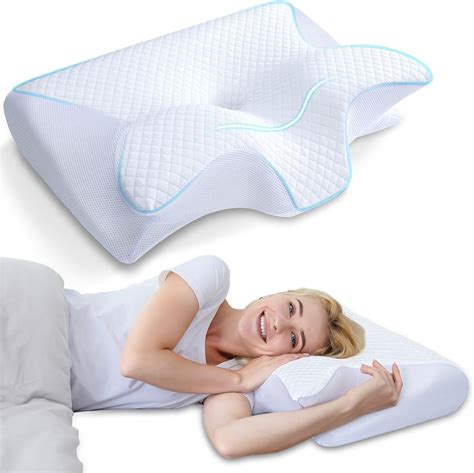 Homca Almohada Cervical En Almohada Ergon Mico Espuma De Memoria