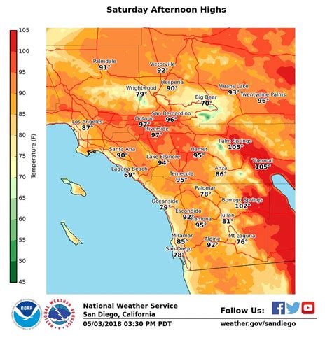 Orange County Weather Map - Cynthy Constance