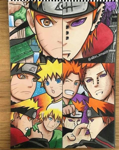 Fan Art Desenho Renda Dinheiro Extra Anime Naruto Minato E Naruto