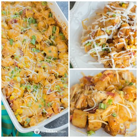 Buffalo Chicken Potato Casserole The Weary Chef