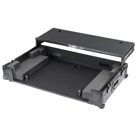 ODYSSEY Black Label 1U Flight Case With Glide Style Laptop Platform