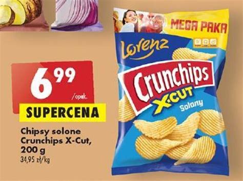 Promocja Chipsy Solone Crunchips X Cut G W Biedronka